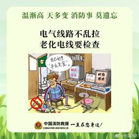 夏季防火收好这份安全提醒